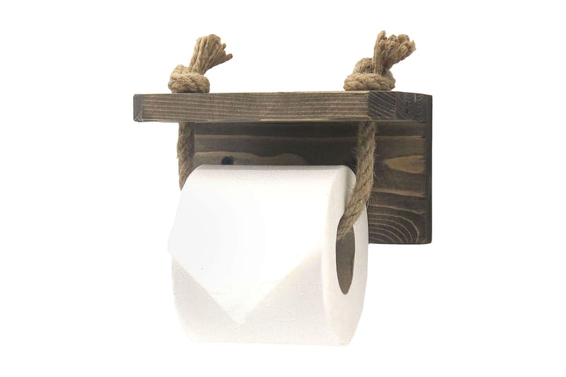 Caponetto Toalettrullholder 17 cm - Valnøtt - Hus & oppussing - Kjøkken & bad - Baderom - Baderomstilbehør
