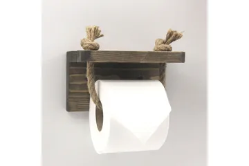 Caponetto Toalettrullholder 17 cm - Valnøtt - Hus & oppussing - Kjøkken & bad - Baderom - Baderomstilbehør - Toalettrullholder