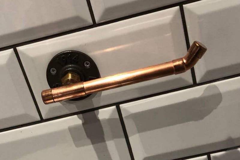 Pipe Hook Roségull - Hus & oppussing - Kjøkken & bad - Baderom - Baderomstilbehør