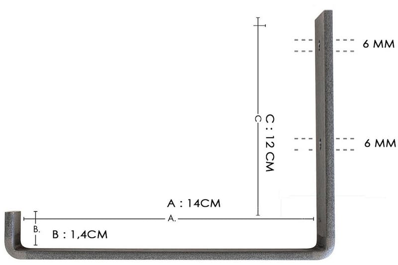 Pipe Hook Svart - Hus & oppussing - Kjøkken & bad - Baderom - Baderomstilbehør