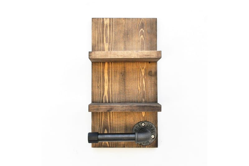 Wall Shelf Valnøtt - Hus & oppussing - Kjøkken & bad - Baderom - Baderomstilbehør