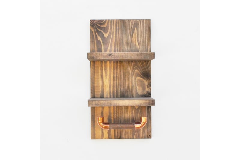 Wall Shelf Valnøtt - Hus & oppussing - Kjøkken & bad - Baderom - Baderomstilbehør