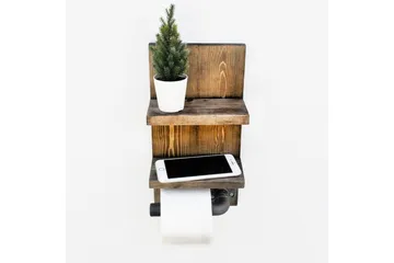 Wall Shelf Valnøtt - Hus & oppussing - Kjøkken & bad - Baderom - Baderomstilbehør