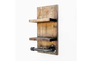 Wall Shelf Valnøtt - Hus & oppussing - Kjøkken & bad - Baderom - Baderomstilbehør