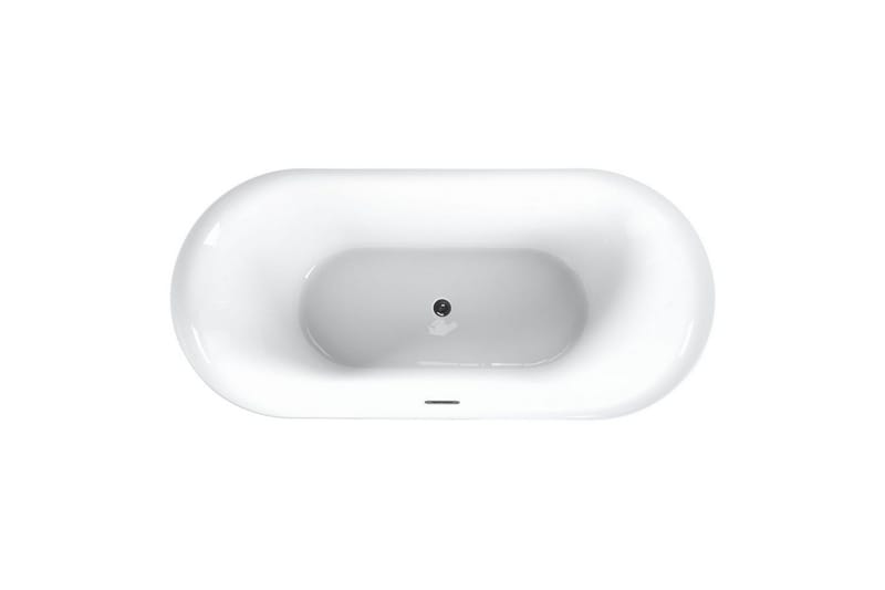 Badkar Beliani Carrera Svart/Silver, 75x150x58 cm Black||Silver - Hus & oppussing - Kjøkken & bad - Baderom - Badekar