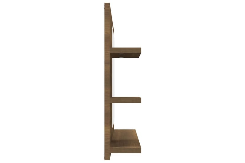 beBasic Badespeil brun eik 60x10,5x45 cm konstruert tre - Brun - Innredning - Speil - Sminkespeil