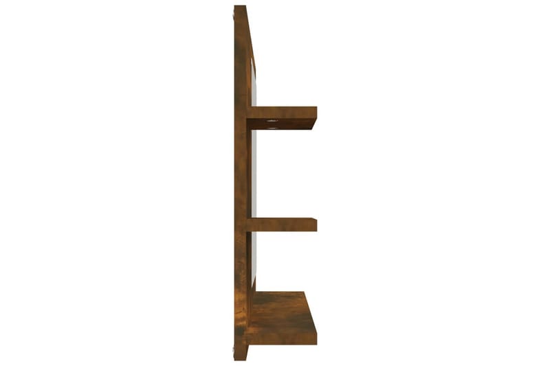 beBasic Badespeil røkt eik 60x10,5x45 cm konstruert tre - Brun - Innredning - Speil - Sminkespeil