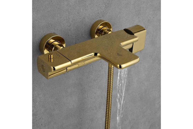 Bathlife Stimma Tapp Badekarblandebatteri - Messing - Hus & oppussing - Kjøkken & bad - Baderom - Blandebatteri & kran - Badekar blandebatteri