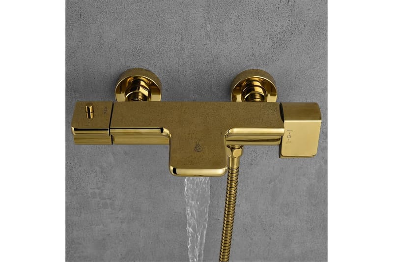 Bathlife Stimma Tapp Badekarblandebatteri - Messing - Hus & oppussing - Kjøkken & bad - Baderom - Blandebatteri & kran - Badekar blandebatteri