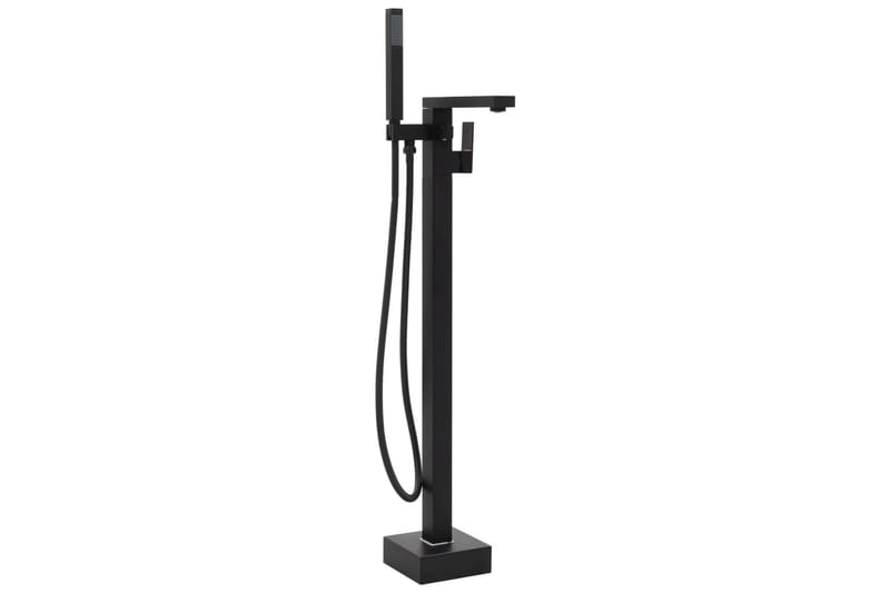 Frittstående badekarkran svart rustfritt stål 90 cm - Hus & oppussing - Kjøkken & bad - Baderom - Blandebatteri & kran - Badekar blandebatteri