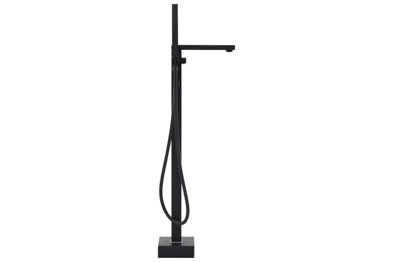 Frittstående badekarkran svart rustfritt stål 90 cm - Hus & oppussing - Kjøkken & bad - Baderom - Blandebatteri & kran - Badekar blandebatteri