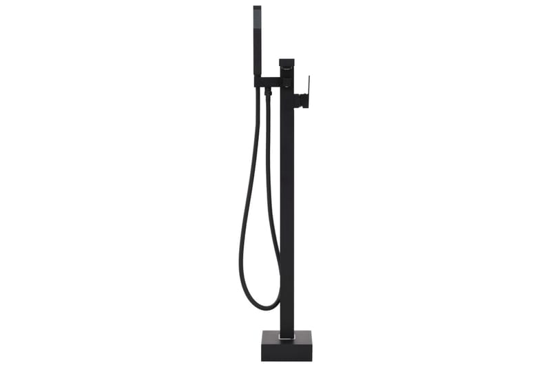 Frittstående badekarkran svart rustfritt stål 90 cm - Hus & oppussing - Kjøkken & bad - Baderom - Blandebatteri & kran - Badekar blandebatteri