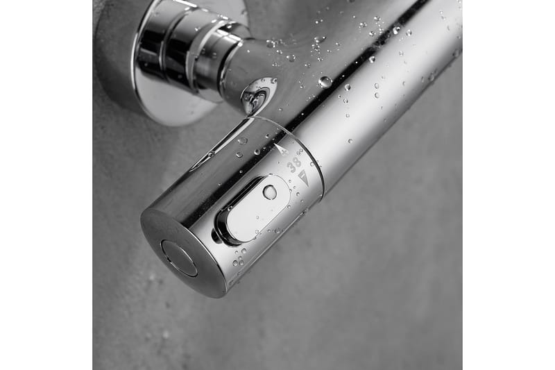 Brusa Dusjblandebatteri Sølv - Krom - Hus & oppussing - Kjøkken & bad - Baderom - Blandebatteri & kran - Dusj blandebatteri
