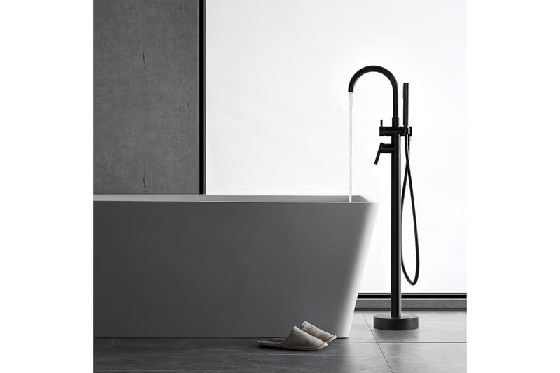 Bathlife Sippra Gulvblandebatteri - Svart - Hus & oppussing - Kjøkken & bad - Baderom - Blandebatteri & kran - Gulvblandere