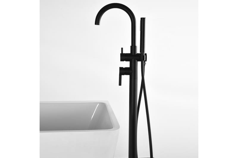 Bathlife Sippra Gulvblandebatteri - Svart - Hus & oppussing - Kjøkken & bad - Baderom - Blandebatteri & kran - Gulvblandere