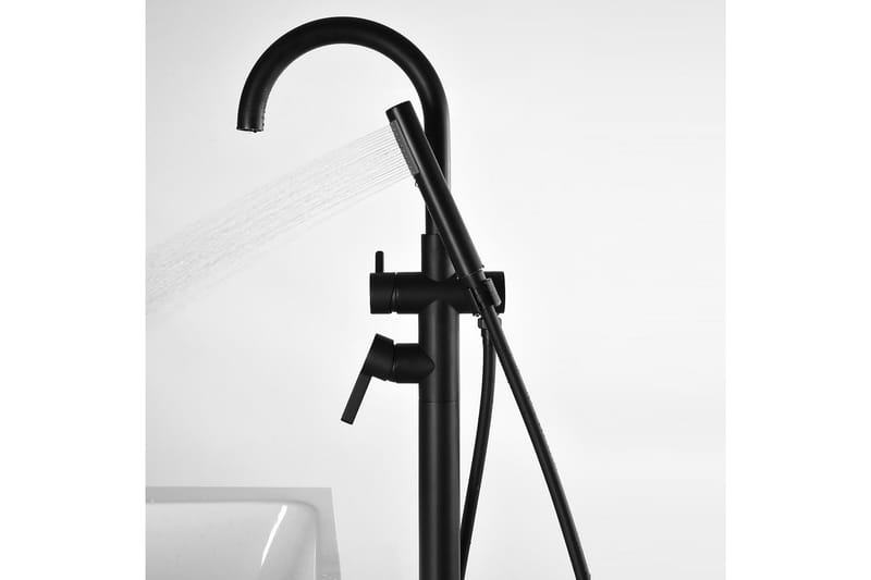 Bathlife Sippra Gulvblandebatteri - Svart - Hus & oppussing - Kjøkken & bad - Baderom - Blandebatteri & kran - Gulvblandere