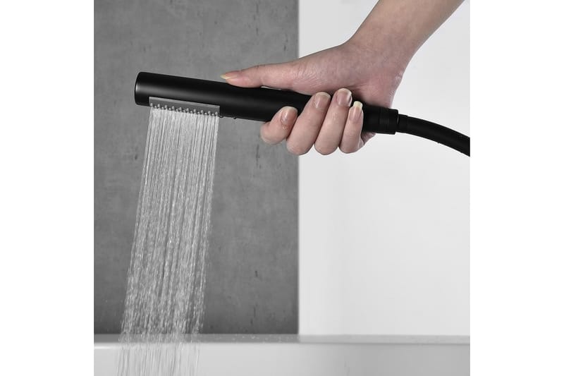 Bathlife Sippra Gulvblandebatteri - Svart - Hus & oppussing - Kjøkken & bad - Baderom - Blandebatteri & kran - Gulvblandere