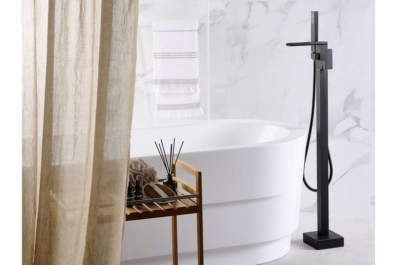 Boyoma Badekararmatur Frittstående - Svart - Hus & oppussing - Kjøkken & bad - Baderom - Blandebatteri & kran - Gulvblandere