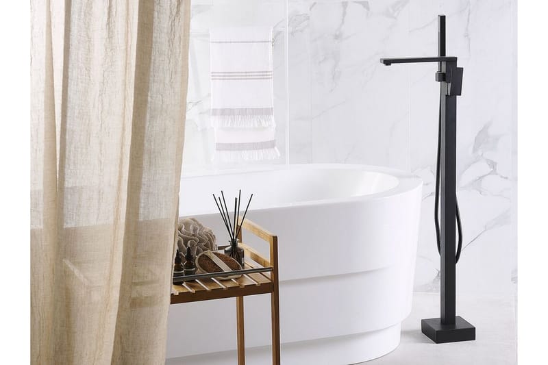 Dellana Badekararmatur Frittstående - Svart Matt - Hus & oppussing - Kjøkken & bad - Baderom - Blandebatteri & kran - Gulvblandere