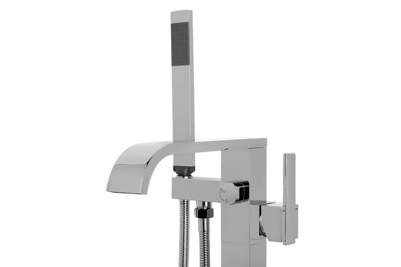 Niagara Badekarblandebatteri 22,5 cm - Sølv - Hus & oppussing - Kjøkken & bad - Baderom - Blandebatteri & kran - Gulvblandere