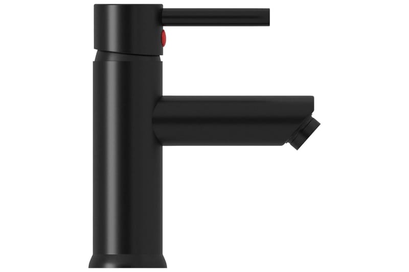 Badekran svart 130x176 mm - Svart - Hus & oppussing - Kjøkken & bad - Baderom - Blandebatteri & kran