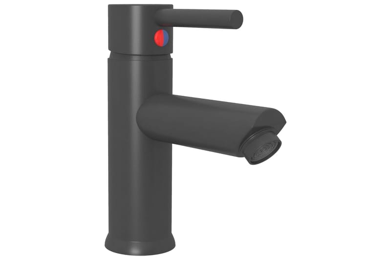 Badekran grå 130x176 mm - Grå - Hus & oppussing - Kjøkken & bad - Baderom - Blandebatteri & kran - Servant blandebatteri