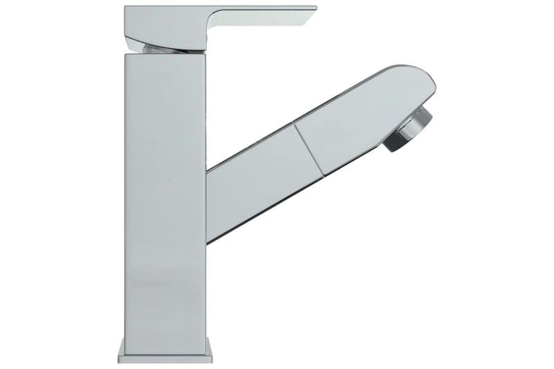 Badekran med uttrekkbar funksjon og kromfinish 157x172 mm - Hus & oppussing - Kjøkken & bad - Baderom - Blandebatteri & kran - Servant blandebatteri