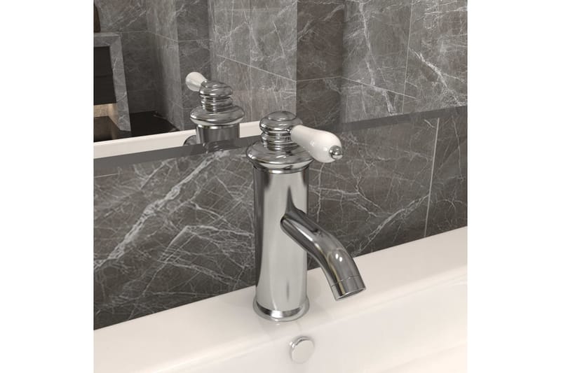 Badekran nikkel 130x180 mm - Hus & oppussing - Kjøkken & bad - Baderom - Blandebatteri & kran - Servant blandebatteri
