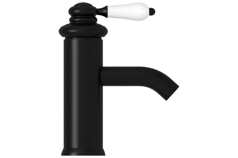 Badekran svart 130x180 mm - Svart - Hus & oppussing - Kjøkken & bad - Baderom - Blandebatteri & kran - Servant blandebatteri