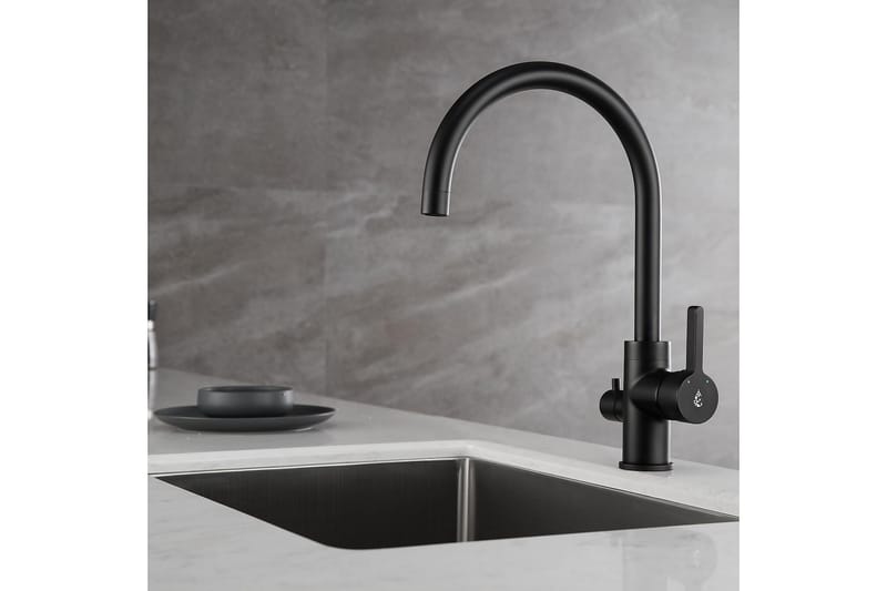 Bathlife Ocean Kjøkkenbatteri - Svart - Hus & oppussing - Kjøkken & bad - Baderom - Blandebatteri & kran - Servant blandebatteri