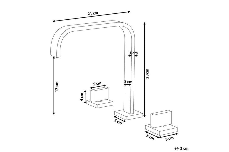 Kagera Servantarmatur - Matt svart - Hus & oppussing - Kjøkken & bad - Baderom - Blandebatteri & kran - Servant blandebatteri