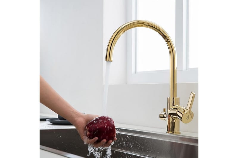 Köksblandare Bathlife Guld - Hus & oppussing - Kjøkken & bad - Baderom - Blandebatteri & kran - Servant blandebatteri