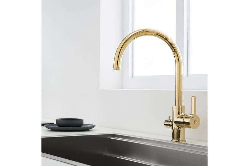 Köksblandare Bathlife Guld - Hus & oppussing - Kjøkken & bad - Baderom - Blandebatteri & kran - Servant blandebatteri