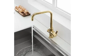 Köksblandare Bathlife Guld - Hus & oppussing - Kjøkken & bad - Baderom - Håndkletørker - Håndkletørker strøm