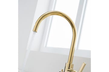 Köksblandare Bathlife Guld - Hus & oppussing - Kjøkken & bad - Baderom - Blandebatteri & kran - Servant blandebatteri