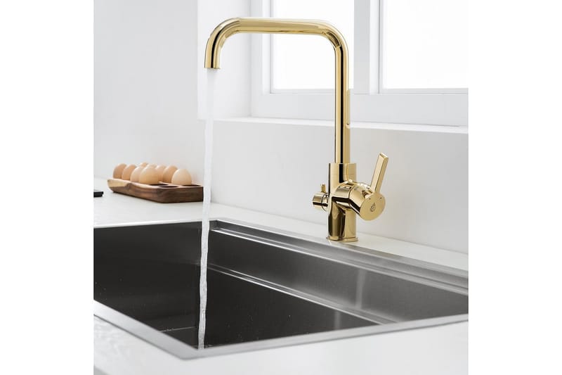 Köksblandare Bathlife Guld - Hus & oppussing - Kjøkken & bad - Baderom - Håndkletørker - Håndkletørker strøm