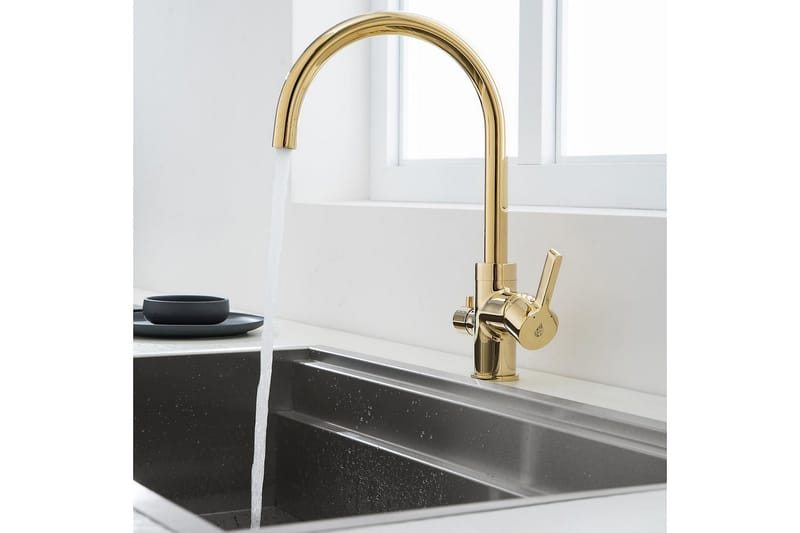 Köksblandare Bathlife Guld - Hus & oppussing - Kjøkken & bad - Baderom - Blandebatteri & kran - Servant blandebatteri