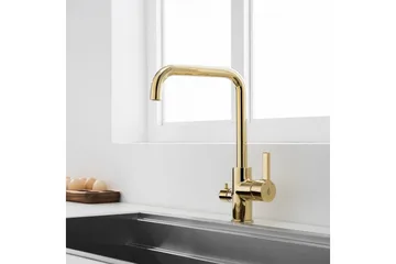 Köksblandare Bathlife Guld - Hus & oppussing - Kjøkken & bad - Baderom - Håndkletørker - Håndkletørker strøm