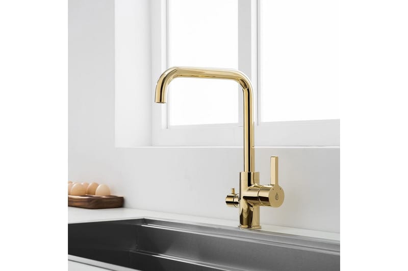 Köksblandare Bathlife Guld - Hus & oppussing - Kjøkken & bad - Baderom - Håndkletørker - Håndkletørker strøm