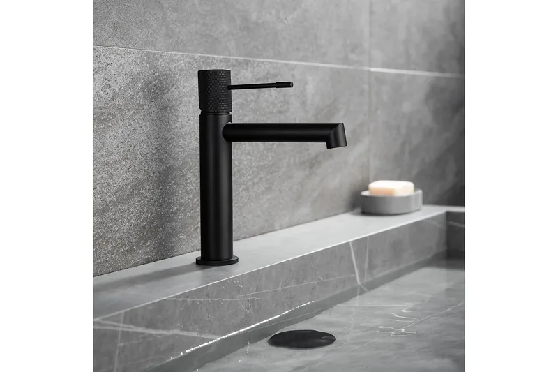 Tvättställsblandare Bathlife Svart - Hus & oppussing - Kjøkken & bad - Baderom - Blandebatteri & kran - Servant blandebatteri