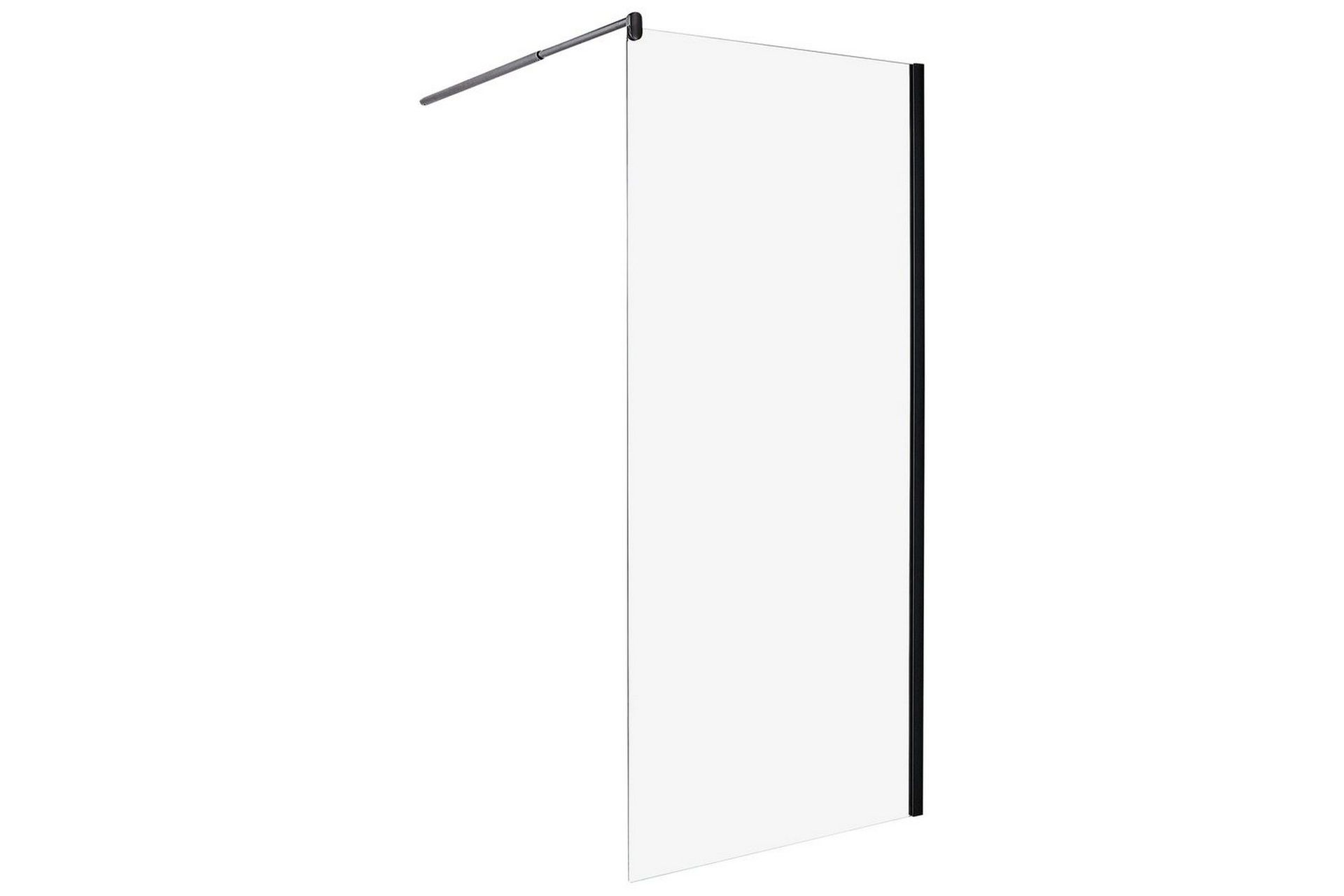 Duschskärm Black 90x90x190 cm -