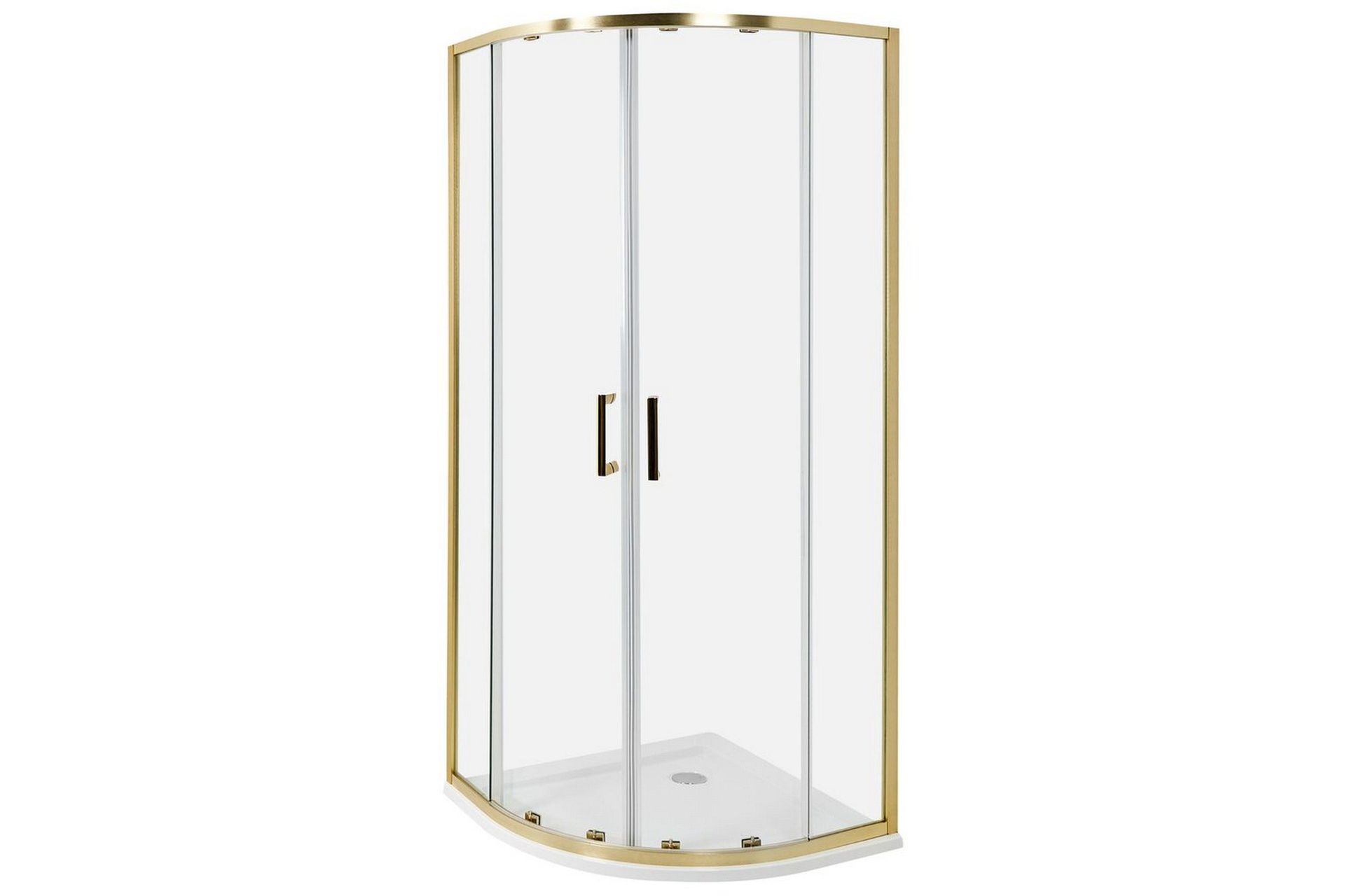 Duschväggar GOLD 80x80x185 cm -
