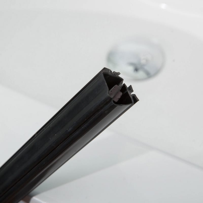 Dusjdør Bathlife Profil Rett 70 Dør Svart - Bathlife - Hus & oppussing - Kjøkken & bad - Baderom - Dusjer