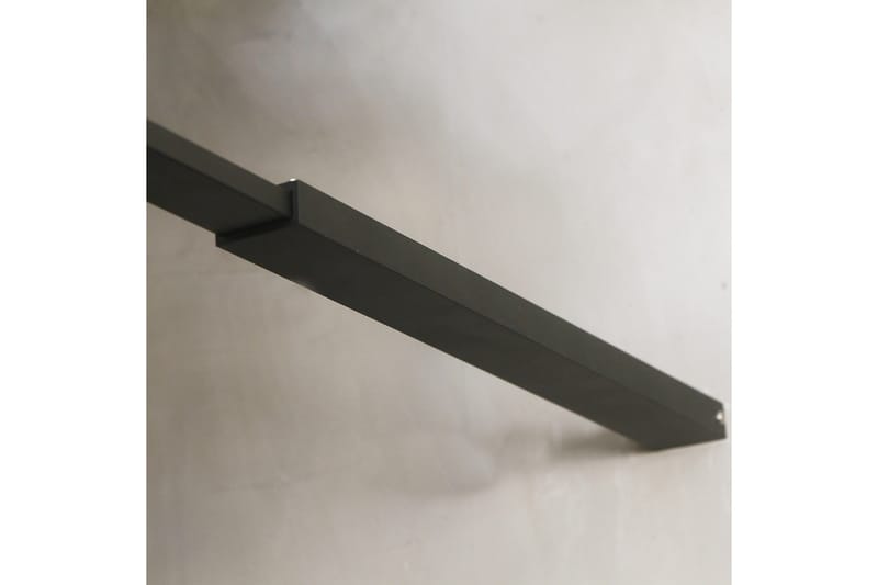 Bathlife Allsidig Dusjhjørne Rett Vegg/Rett Dør 90x90 cm - Svart/Transparent - Hus & oppussing - Kjøkken & bad - Baderom - Dusjer