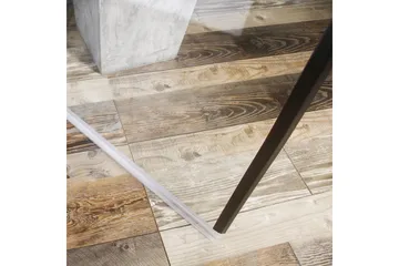 Bathlife Allsidig Dusjhjørne Rund Dør 45° 80x80 cm - Svart/Transparent - Hus & oppussing - Kjøkken & bad - Baderom - Dusjer