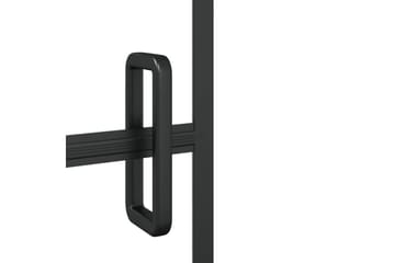 Dusjdør ESG 116x140 cm svart - Hus & oppussing - Kjøkken & bad - Baderom - Dusjer