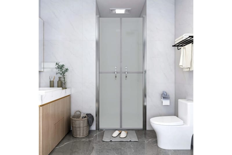 Dusjdør frostet ESG 76x190 cm - Hus & oppussing - Kjøkken & bad - Baderom - Dusjer