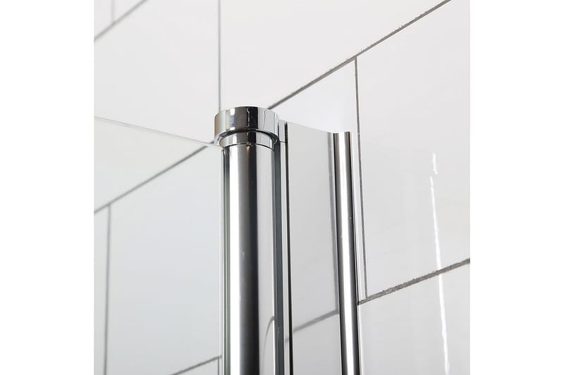 Bathlife Allsidig Dusjdør 45° Dør 70x70 cm - Sølv/Klartglass - Dusjdører - Dusjhjørne