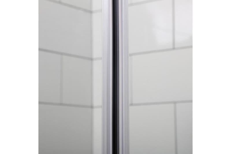Bathlife Allsidig Dusjdør 45° Dør 70x70 cm - Sølv/Klartglass - Dusjdører - Dusjhjørne