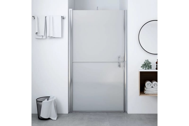 Dusjdør frostet herdet glass 81x195 cm - Hus & oppussing - Kjøkken & bad - Baderom - Dusjer